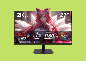 ViewSonic introduced the VX2757-2K-PRO: 27-inch monitor with 2K resolution and 180Hz refresh rate for $123
