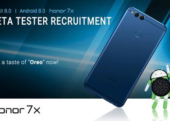 Huawei released beta version of Android 8.0 Oreo for Honor 7X