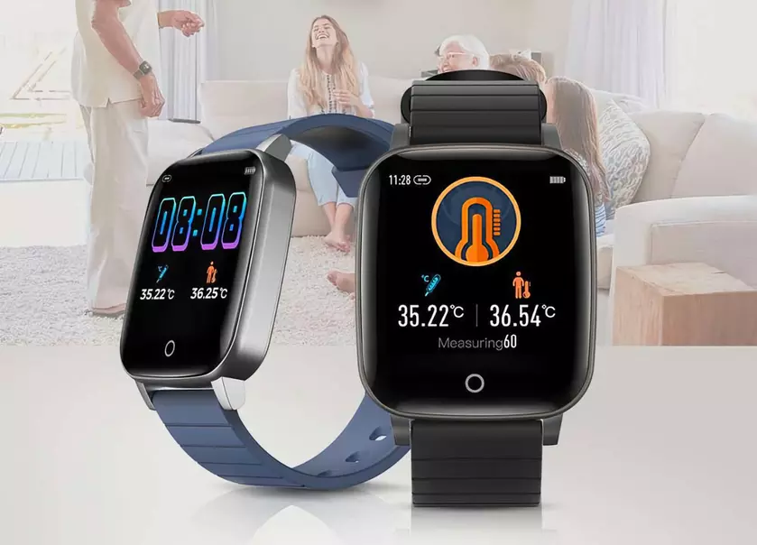 BlitzWolf BW-HL1T: часы-трекер, измеряющие температуру тела