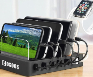 COSOOS  6-Port USB Charging Station