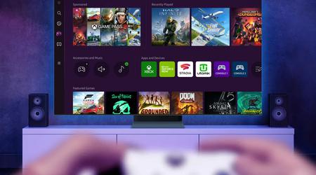 L'hub TV di gioco di Samsung lancia lo streaming Xbox, Stadia e GeForce Now