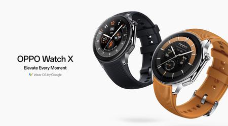 OPPO Watch X: копія OnePlus Watch 2 з двома ОС на борту та автономністю до 12 днів