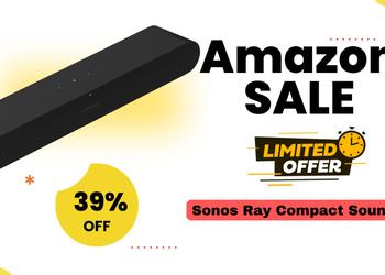 Sonos Ray Compact Soundbar - $110 Discount! Black Friday Deal!