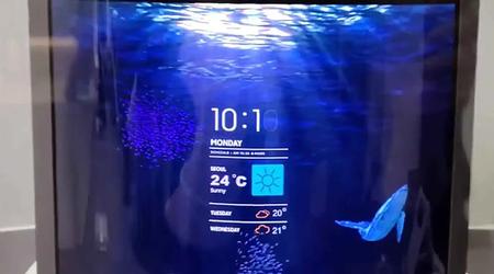 Samsung представила міняє форму смарт-колонку з гнучким 12,4-дюймовим дисплеєм