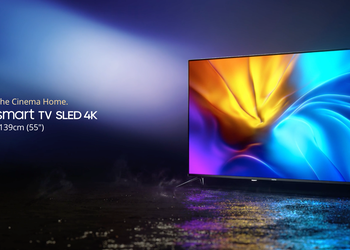 Realme Smart TV SLED: 55-дюймовый 4K-телевизор c тонкими рамками, стереодинамиками и чипом MediaTek за $585