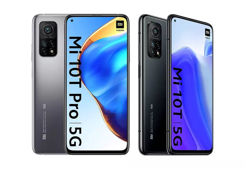 Amazon раскрыл изображения, характеристики и цены смартфонов Xiaomi Mi 10T и Xiaomi Mi 10T Pro