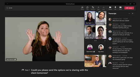 Microsoft dodaje do Teams wsparcie dla tłumacza języka migowego