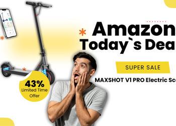 MAXSHOT V1 PRO Electric Scooter – Enjoy 43% Off Today!