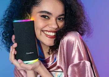 Anker Soundcore Flare 2: беспроводная колонка на 20 Вт с защитой IPX7, объёмным звуком и RGB-подсветкой за $52