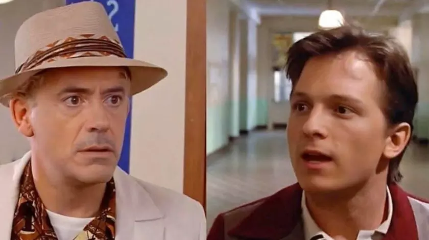 С помощью Deepfake Роберта Дауни-младшего и Тома Холланда отправили «Назад в будущее»