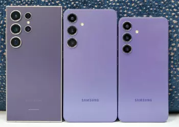 An insider revealed mock-ups of all three Galaxy S25 smartphones in one photo