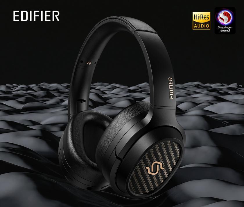 Edifier Stax Spirit S3: бездротові навушники з автономністю до 80 годин, швидкою зарядкою та сертифікацією Hi-Res Audio