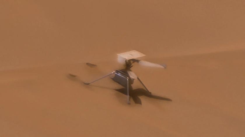 В NASA показали, что произошло с разбитым вертолетом на Марсе