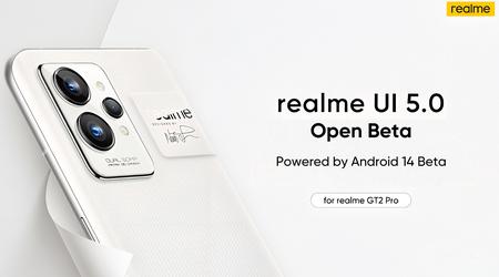 Le realme GT 2 Pro a reçu la version bêta d'Android 14 avec la coque realme UI 5.0.