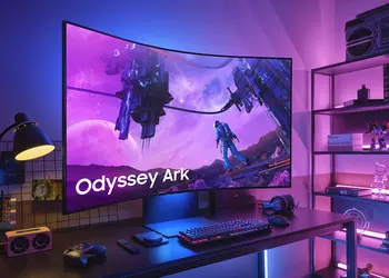 Samsung Odyssey Ark: 55-inch monitor with curved screen and support for 165 Hz for $3500