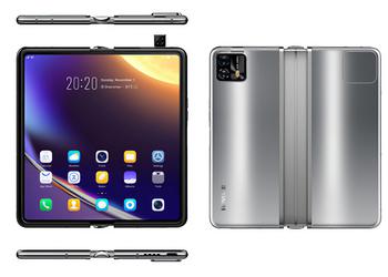 Foldable smartphone with pop-up camera: Royole FlexPai 3 image appeared online