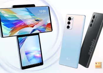 Официальные рендеры LG Wing: два дисплея, T-образная конструкция и тройная камера с дизайном, как у OPPO Reno 4