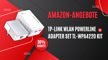 TP-Link WLAN Powerline Adapter Set TL-WPA4220 KIT – jetzt 25€ sparen!