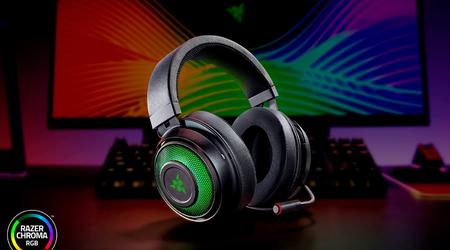 Razer Kraken Ultimate: zestaw słuchawkowy do gier z głośnikami 50 mm, aktywnym mikrofonem z redukcją szumów i ceną 130 USD