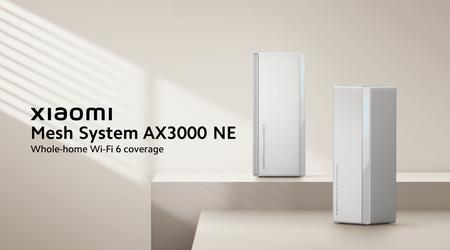 Xiaomi представила на глобальному ринку Mesh-систему AX3000 NE з підтримкою WiFi 6 