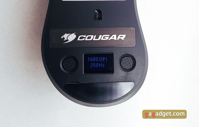 Обзор Cougar Surpassion: геймерская мышь с дисплеем и полной настройкой без ПО-22