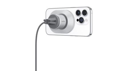 Belkin présente le chargeur de voiture sans fil Boost Charge Pro pour iPhone avec MagSafe pour 100 $.