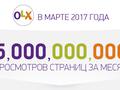 Новый рекорд OLX: 5 миллиардов просмотров за месяц