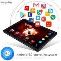 10 inch Tablet Android 9.0 Tablets 3G Phone Call Tablet PC Quad Core 2GB RAM 32GB ROM 1280*800 IPS GPS Google Play Kids Tablet