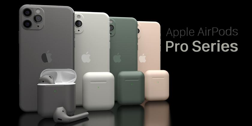 Новые наушники Apple AirPods Pro получат 8 расцветок и ценник в $259