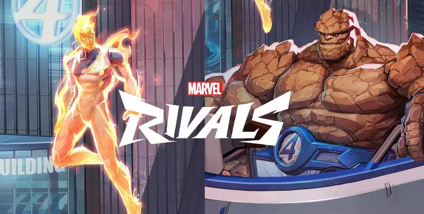 Human Torch и The Thing: Эпическое противостояние в Marvel Rivals