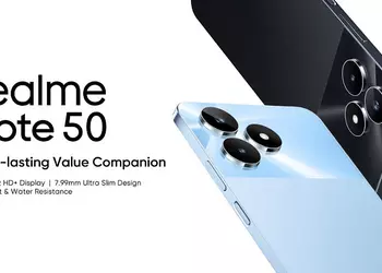 realme Note 50: первый смартфон новой линейки компании