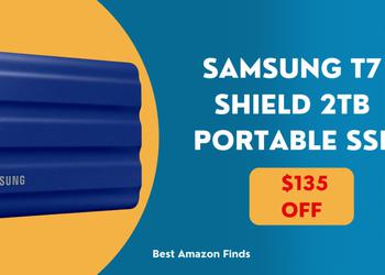 Hot Deal Alert: $135 Off SAMSUNG T7 Shield 2TB Portable SSD!