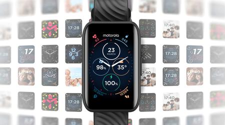 Moto Watch 40: display LCD, protezione IP67, sensore SpO2, Moto Watch OS e fino a 10 giorni di durata della batteria a 65€.