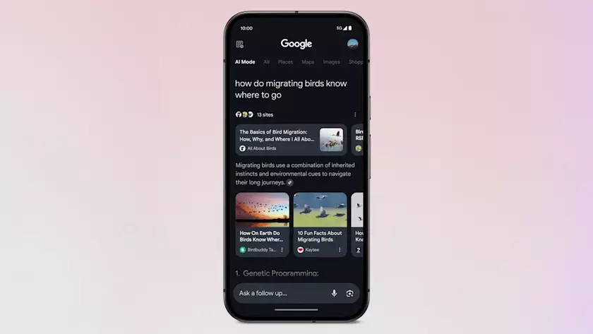 Google One получает AI Mode: новый уровень поиска: новый уровень поиска