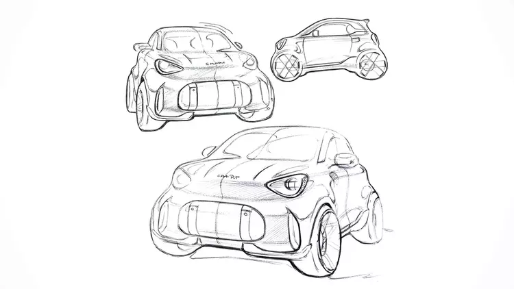 Smart #2: Электрический наследник Fortwo готовится выйти на сцену