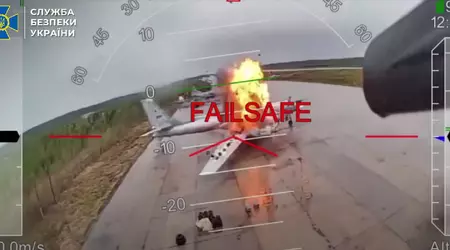 Epic video from SBU: Ukrainian drones destroy russian strategic aviation
