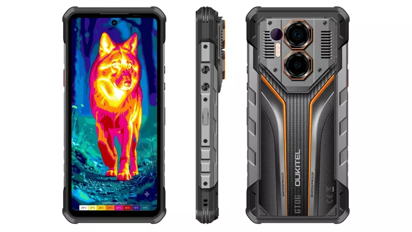Защищённый смартфон Oukitel WP70 Ultra с яркими акцентами