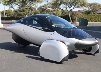 Aptera unveiled a production-ready solar electric ...