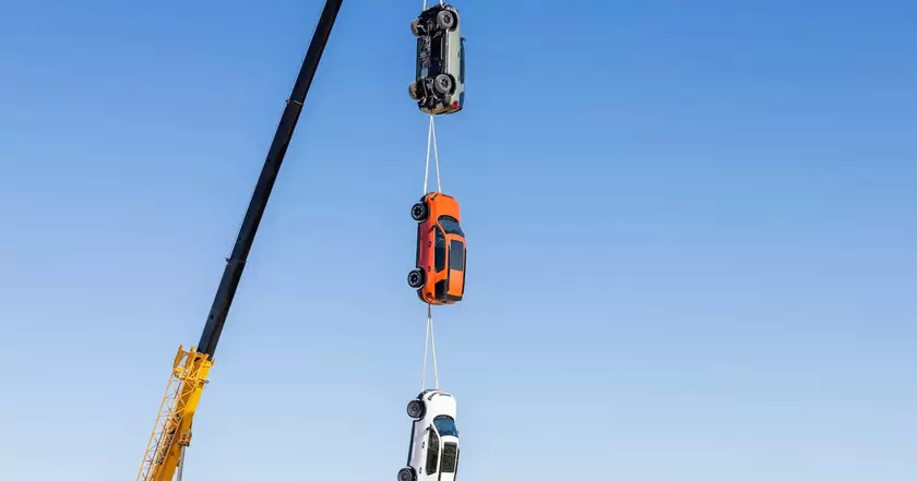 Honda Passport TrailSport: Воздушные тесты с краном