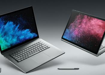 Microsoft представила Surface Book 2 на 13.5 и 15 дюймов