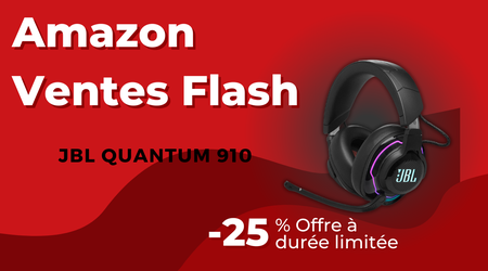 JBL Quantum 910 Casque Gaming Sans Fil – Économisez 50€ ce Black Friday!