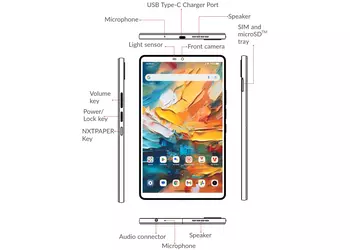 TCL готовит 8-дюймовый планшет с 5G и дисплеем NxtPaper