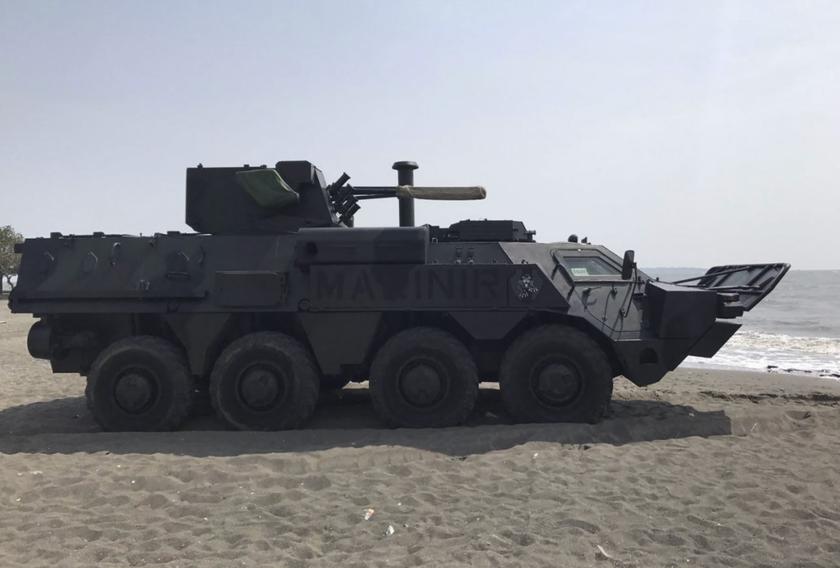 The Ukrainian Armed Forces use at the front a rare amphibious armored personnel carrier BTR-4M, which was specially developed for the Indonesian Marine Corps