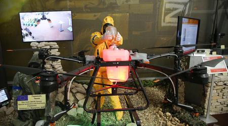 Los rusos hacen pasar el dron agrícola DJI Agras T30 por un dron de guerra química estadounidense del laboratorio biológico ucraniano