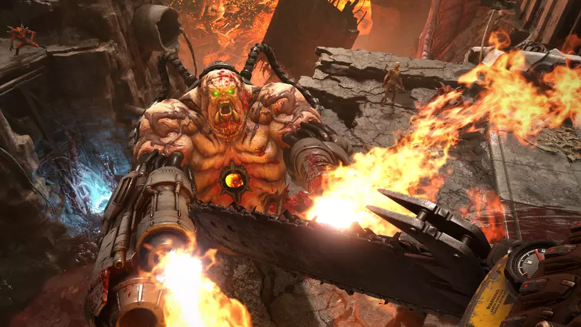 DOOM Eternal: Новый скриншот рад для глаз и уничтожения демонов