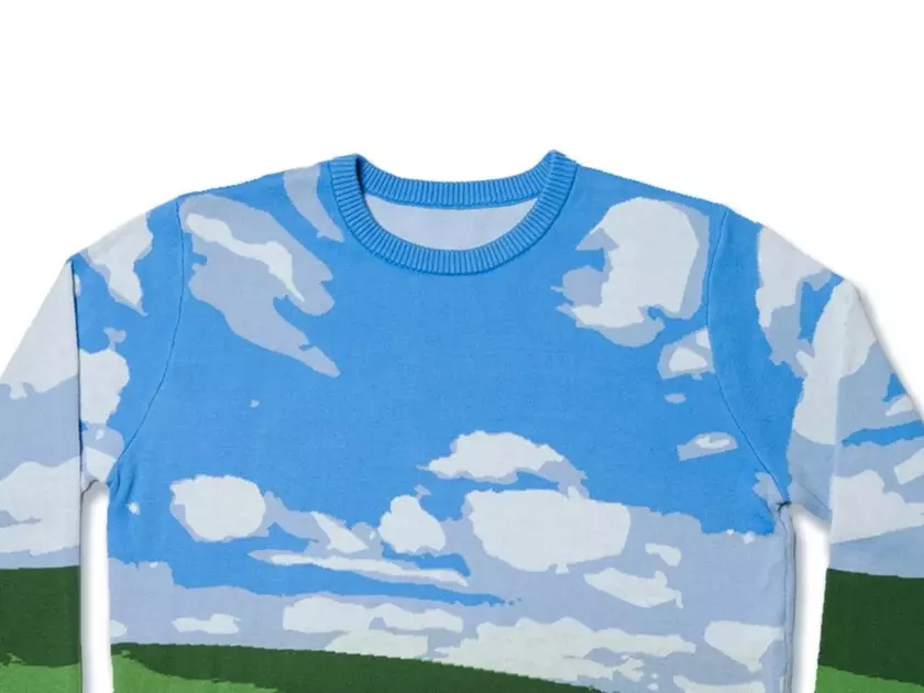 Microsoft выпустила уродливый рождественский свитер в стиле знаменитых обоев из Windows XP