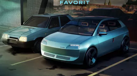 Skoda designers have reinterpreted the Favorit model from the late 1980s in a modern style