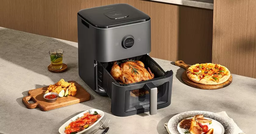 Ваша курочка не будет прежней: Xiaomi выводит на глобальный рынок новейший аэрогриль Mijia Smart Steam Air Fryer 7L