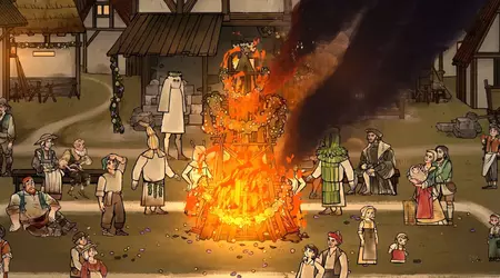 A medieval detective with a visual style inspired by 16th century illustrations: Pentiment review 