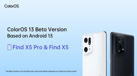OPPO Find X5, OPPO Find X5 Pro et OPPO Find N reçoivent une version bêta de ColorOS 13 basée sur Android 13
